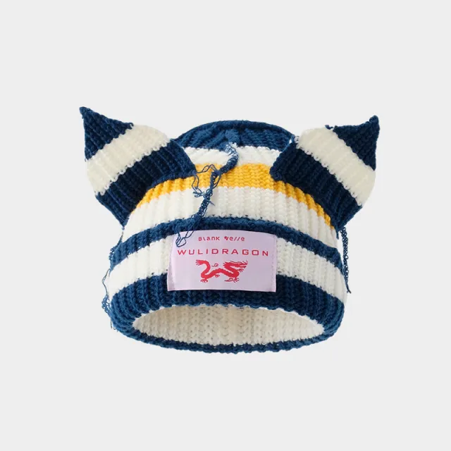 Woolen Cap Warm Ear Protection Cute Lady Yellow - Shop at LoveMi