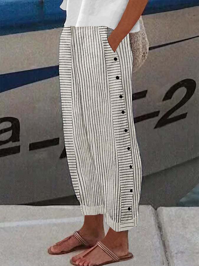 Women's Digital Printing Bubble Crepe Trousers U Style Xl - Shop at LoveMi