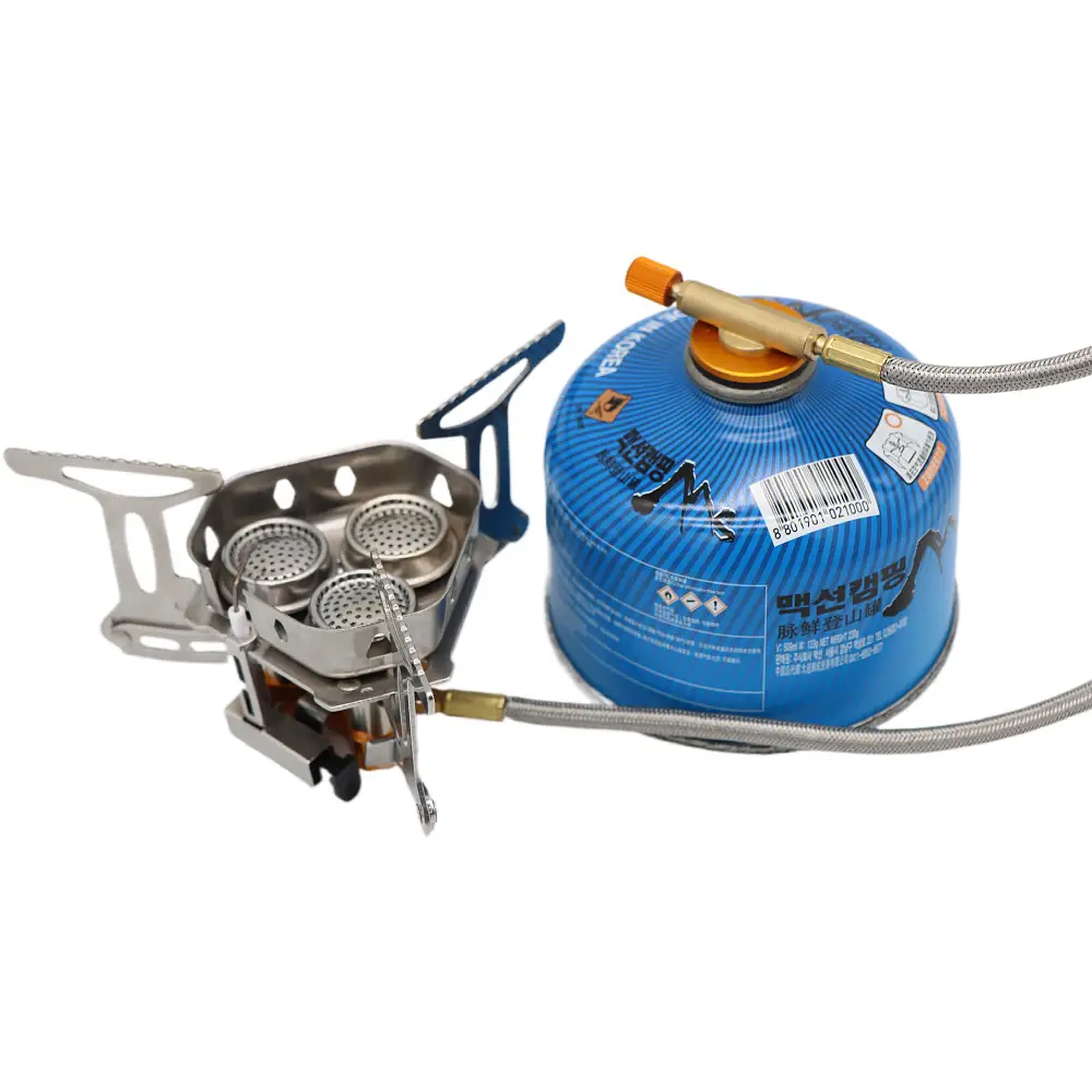 Outdoor Gas Stove Split Windproof Picnic Stove High Power Foldable Stove