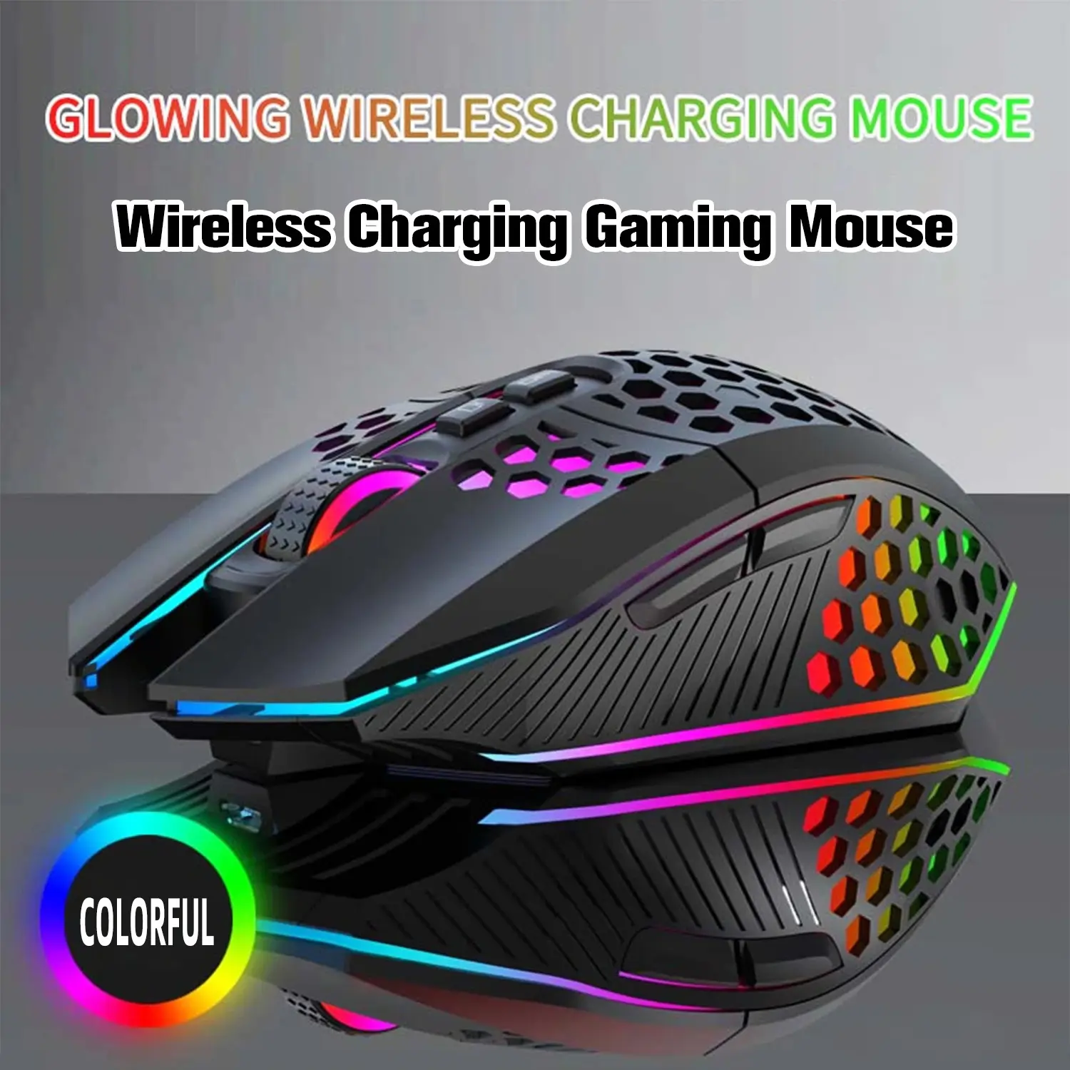 T500 Hole Mouse 24G Illuminated Rechargeable Wireless