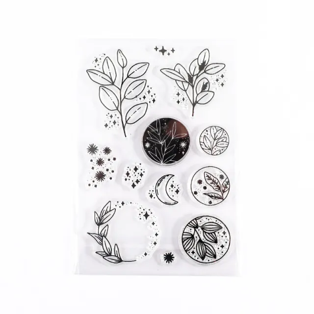 Notebook Transparent Silicone Vintage Flower Arrangement Collage Seal 16 Plant Material - Shop at LoveMi