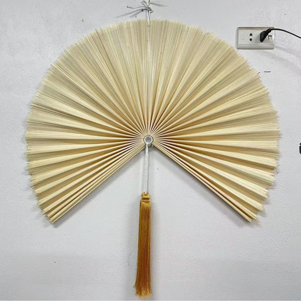 Decorative Hanging Fan For Tea Rooms Wall-Mounted Craft Fan Creative Decorative Hanging Ornament - image 8