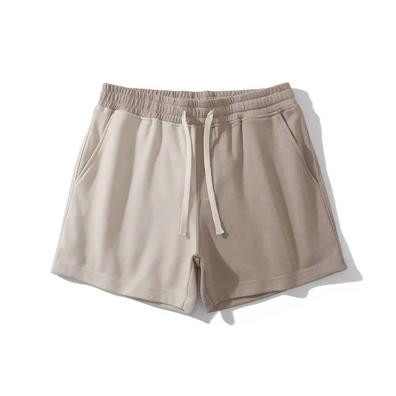 Sports Pants Men's Trendy Men's Contrast Color Shorts Trend Knitting Shorts Oversized Pirate Shorts Short-length Pants
