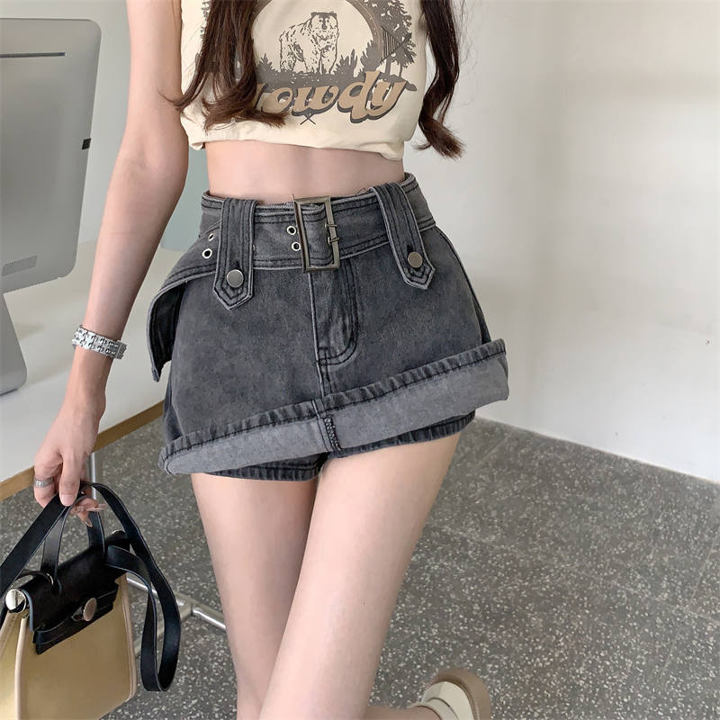 Womens SpringSummer High-Waisted Slimming A-Line Bodycon Skirt