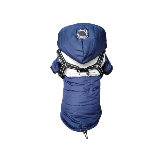 Pet Coat Waterproof Warm Pet Dog Clothes Pet Shell Jacket Blue - Shop at LoveMi