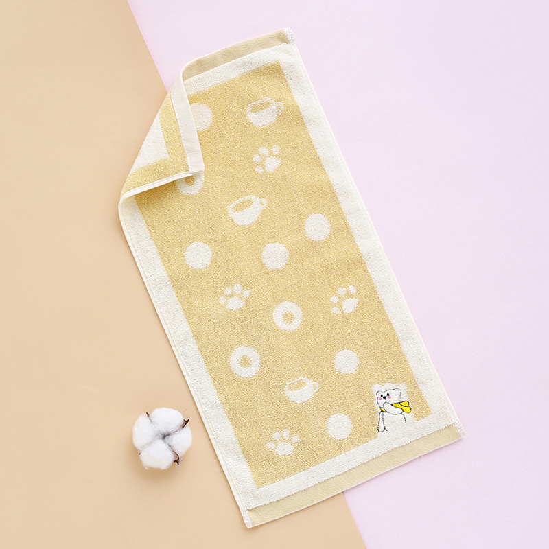 Children's Towel Home Soft Cartoon Face Towel Pure Cotton