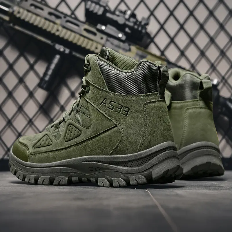Outdoor Work Boots Combat Training Low-top Lace-up