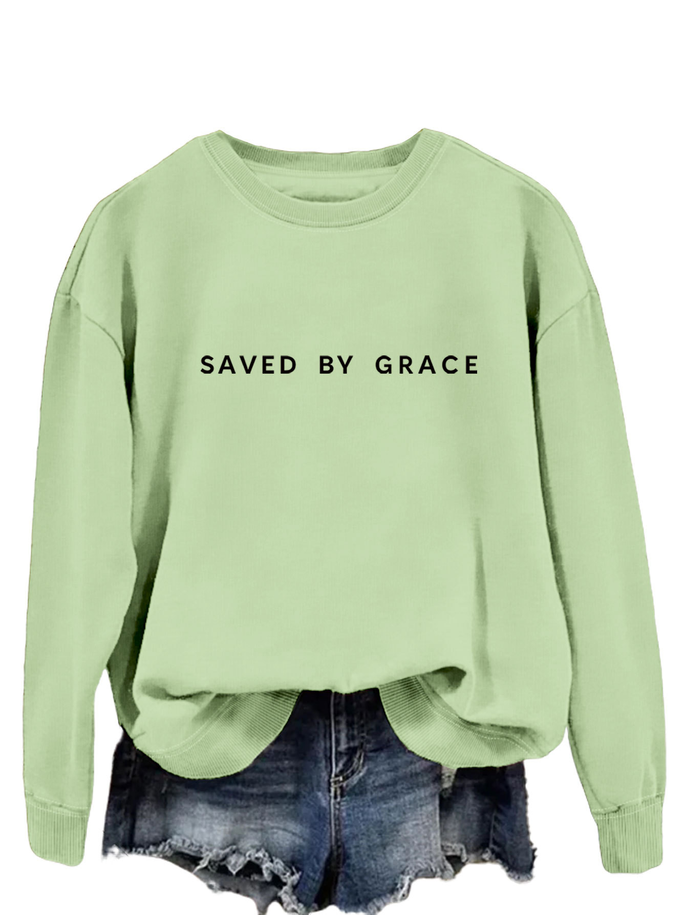 Olive Green Black Sweater Font