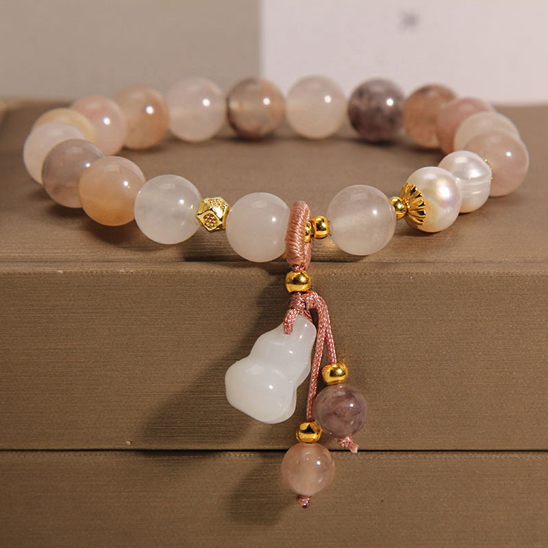 Goldline Jade Gourd Bracelet For Women