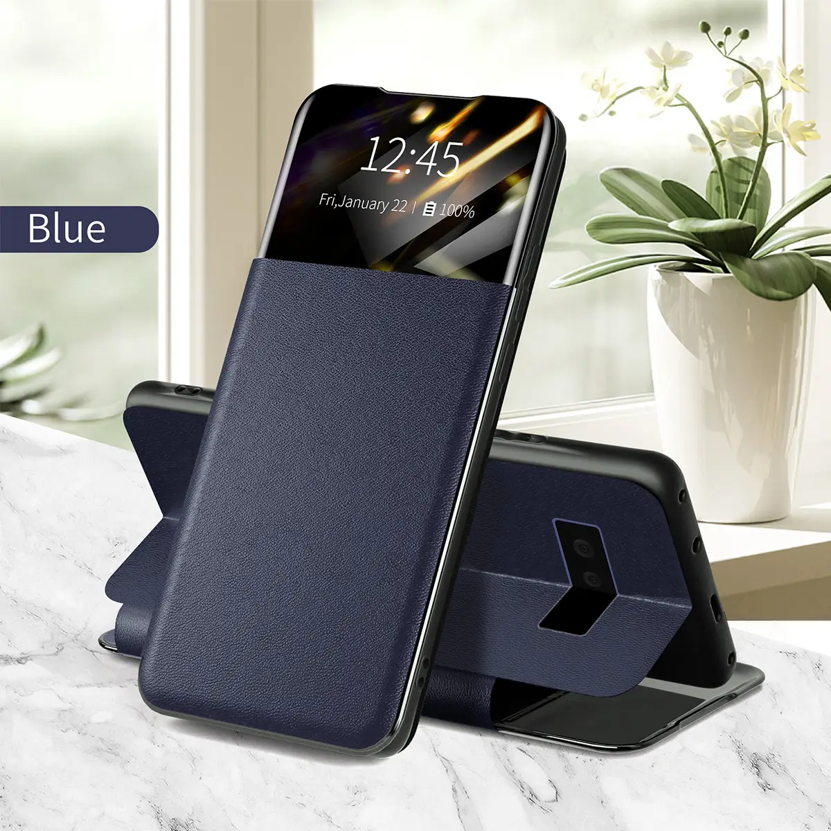 Applicable To Pixel 6 Card Flip Protective Leather Case