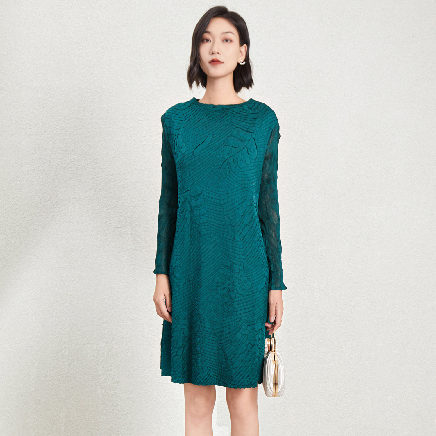 Elegant Fashion French Embroidery Dress