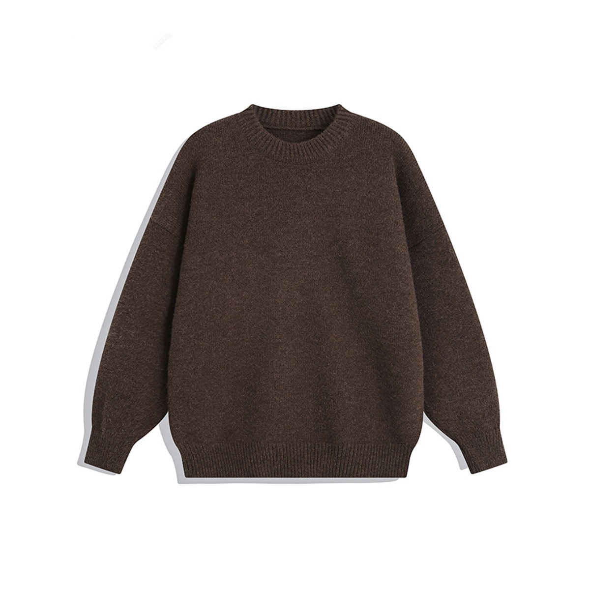 Laid-back Versatile Loose-fitting Knit Sweater For Teens And Young Adults - Image 5