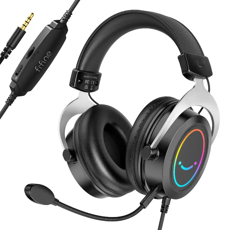 H3 Head-mounted Wired Gaming Headset For E-sports — Black