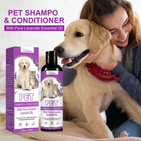 Pet Shampoo Pet Bath Relieve Skin Itching Hair Soft