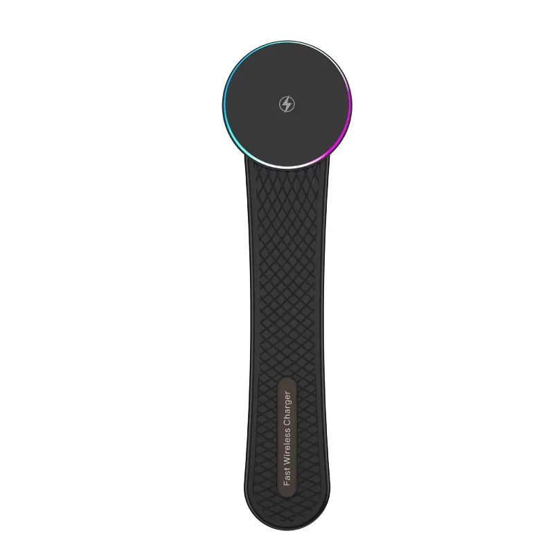 Car Magnetic Colorful Light Titanium Alloy Wireless