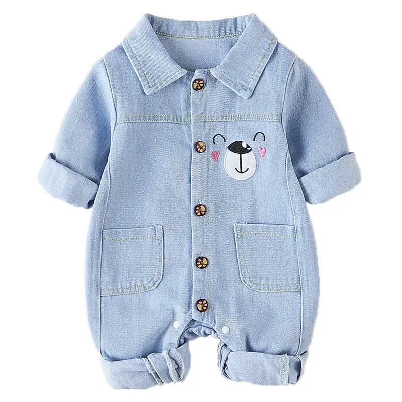 Spring And Autumn Denim Going Out Jumpsuits