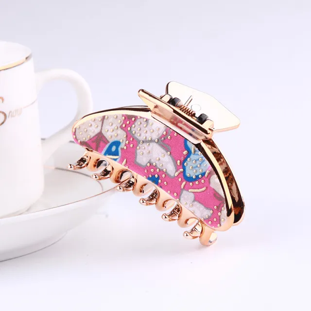 Butterfly Pattern Hair Accessories Medium Large Spring Hairpin Red Large 85Mm - Shop at LoveMi