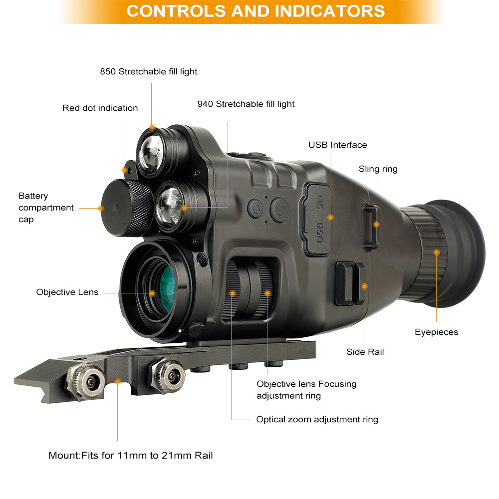 CY789 HD Photography Night Vision Instrument Sets Of Aiming — foto 9