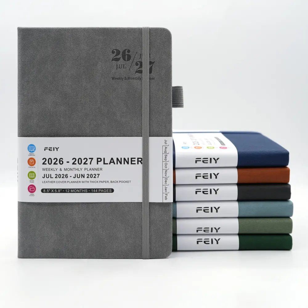 English Weekly Planner Notebook