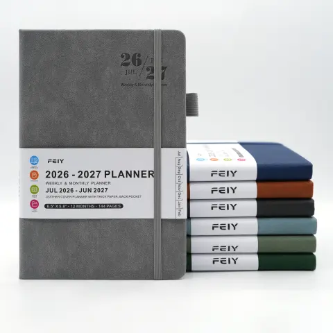 English Weekly Planner Notebook