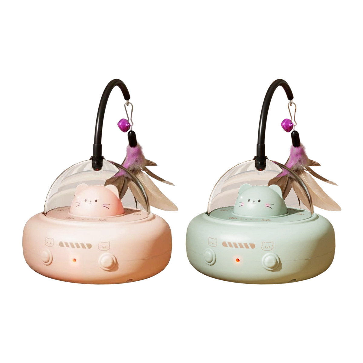 Cat-Entertainment Gadget Smart Interactive Cat Teaser WandDurable Bite-Resistant Pet Toy