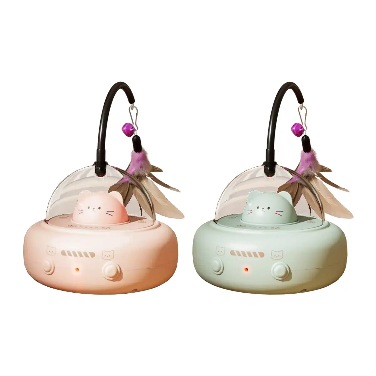 Cat-Entertainment Gadget Smart Interactive Cat Teaser WandDurable Bite-Resistant Pet Toy