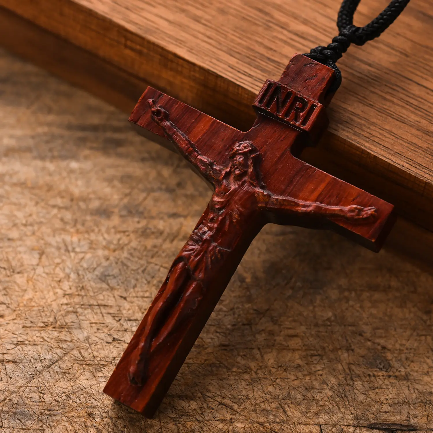 Sweater Chain Rosewood Pendant Church Gift Hanging