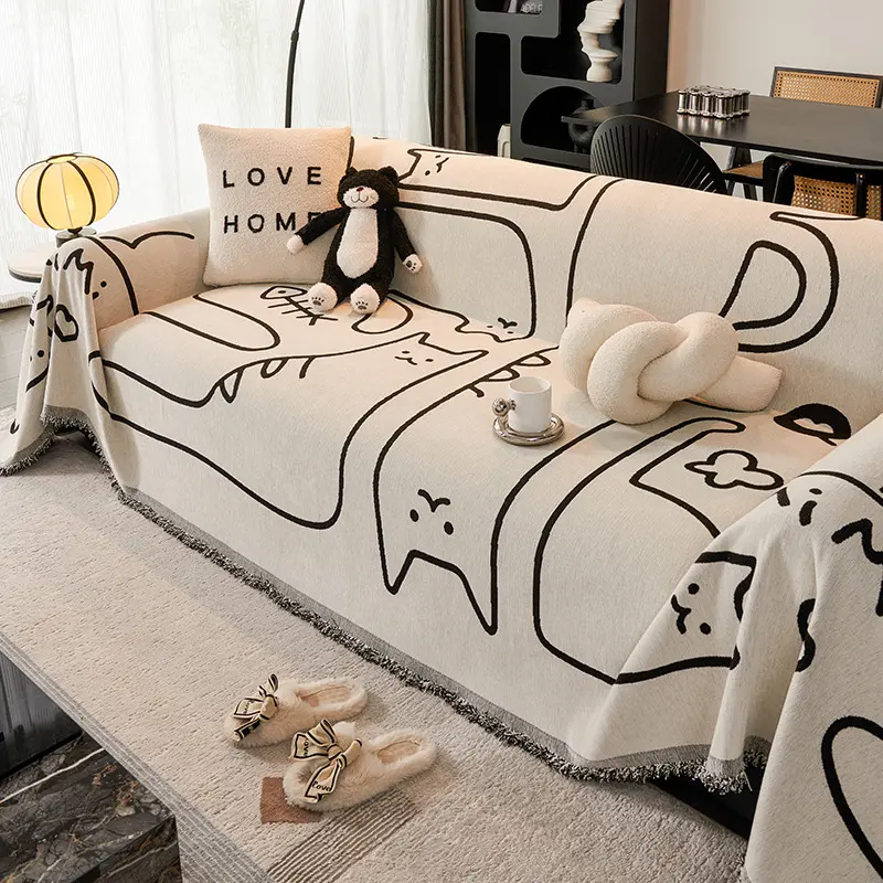 A Whole Piece Of Full Covered Sofa