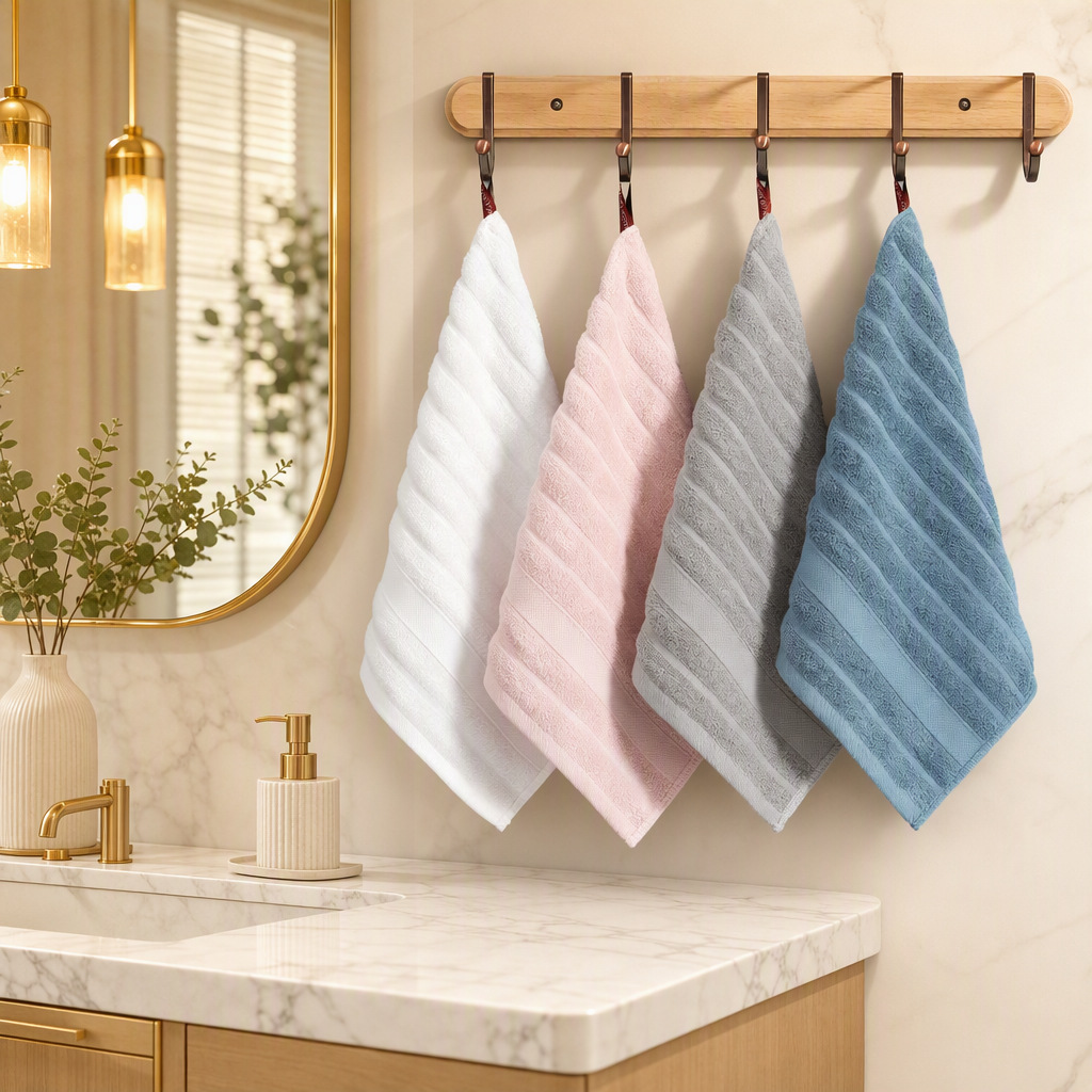 32-count 100 Cotton Square Handkerchiefsafe Comfortable And Healthy With Excellent Breathability