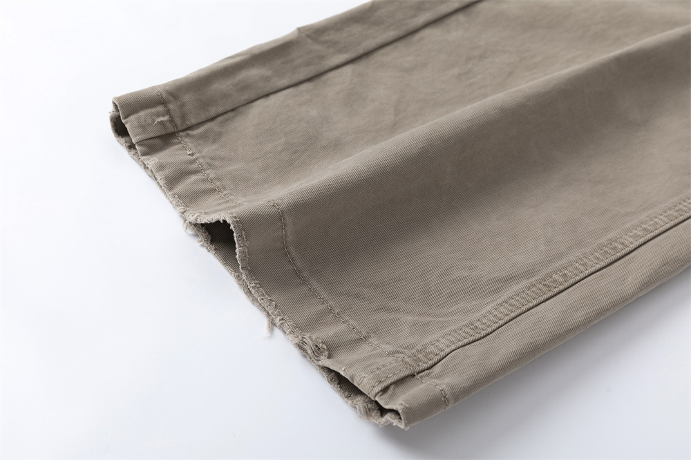 Men's Retro Casual Straight-leg Mop Trousers