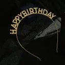 Hb Hair Band Alloy Gold