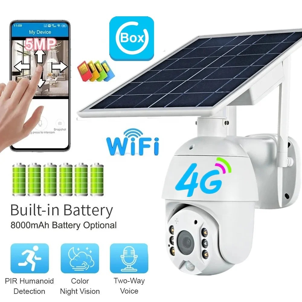 4G HD UBOX Solar-Powered Dome Surveillance Camera 2