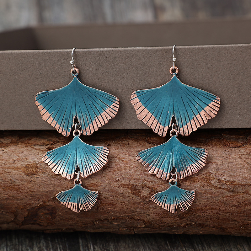 Vintage-style Multi-layer Alloy Earrings For Women