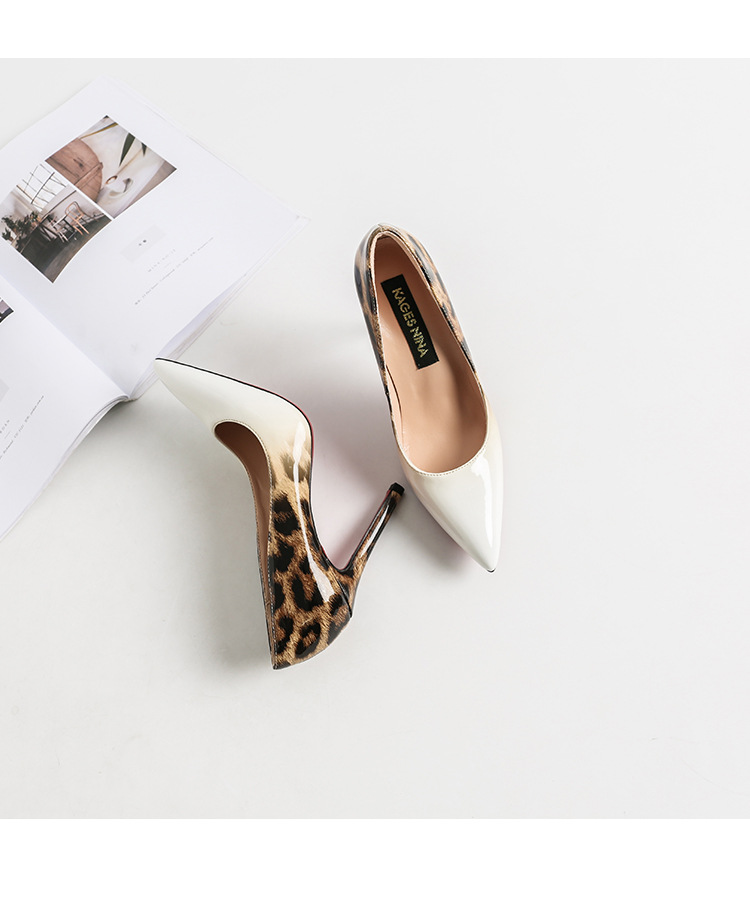 Title 6, Neue spitze Leopard High Heels für Damen. Erleb...