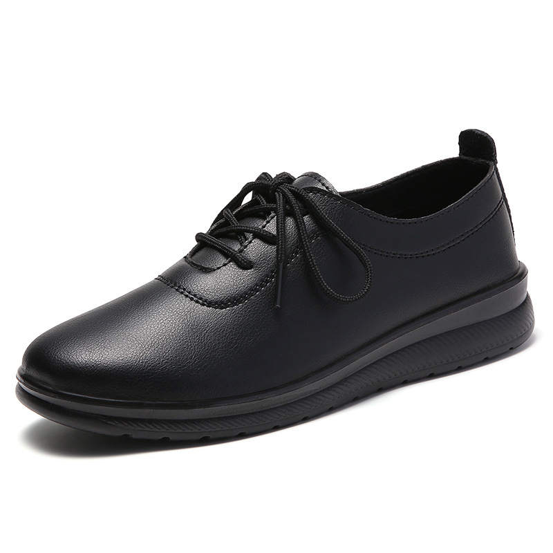 Black Soft Soled Commuter Shoes For Women