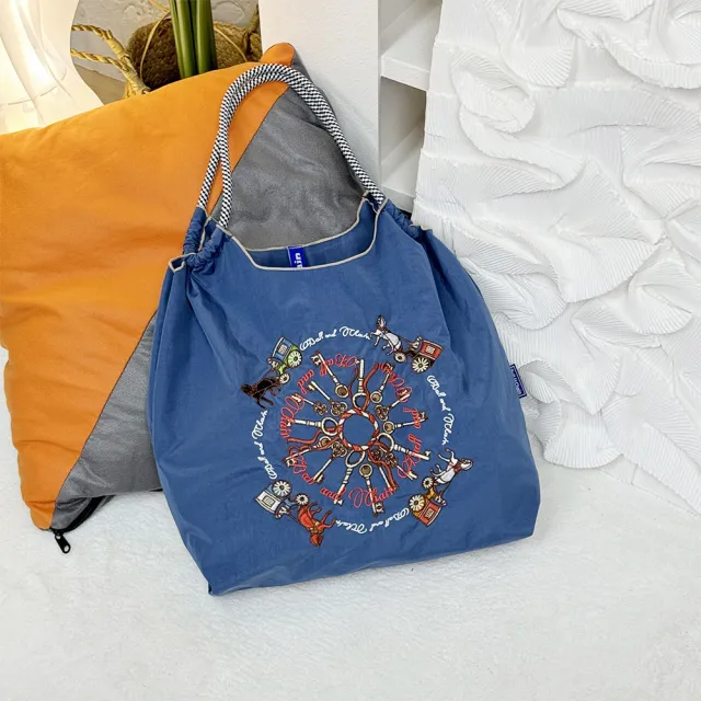 Large capacity Crossbody Bag Niche Canvas Blue - Shop at LoveMi