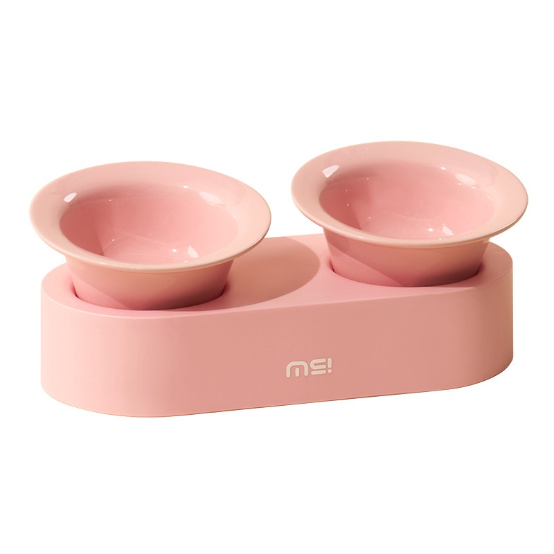 Horn Cat Bowl Pink