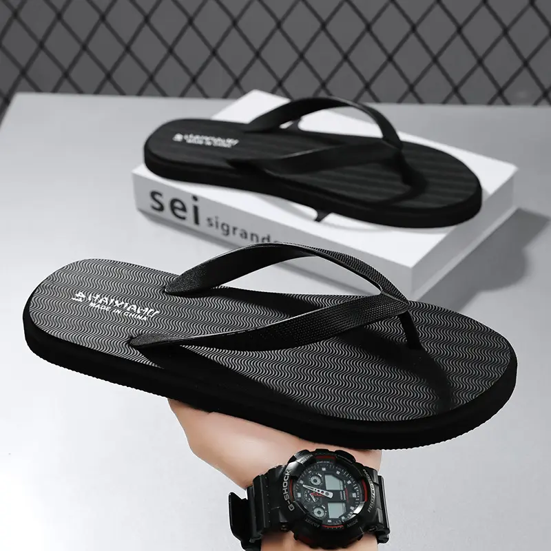 Summer Wide Woven Strap Beach Sandals