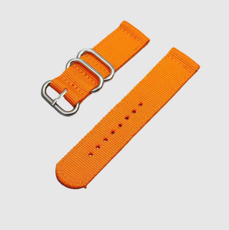 Orange Silver Buckle