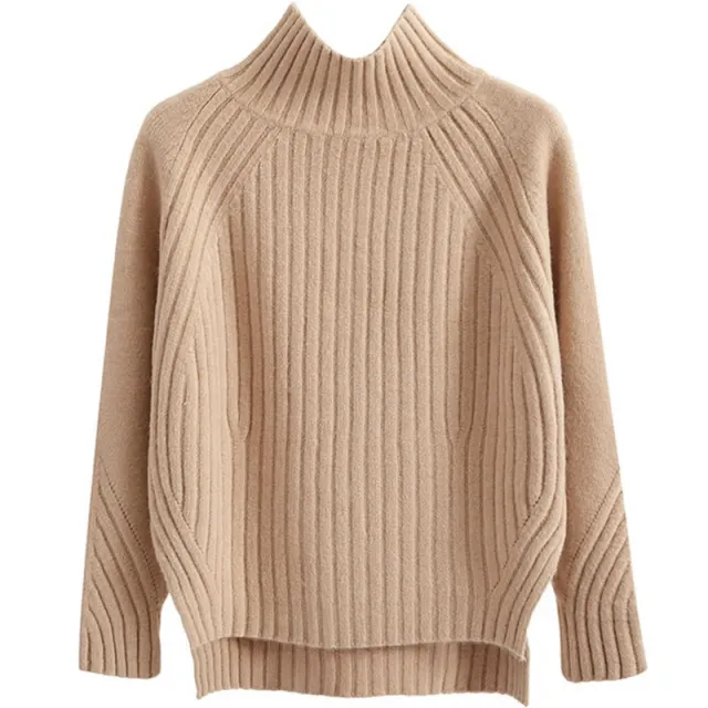 Women's Knitted Undershirt Fashion All matching Apricot - Shop at LoveMi