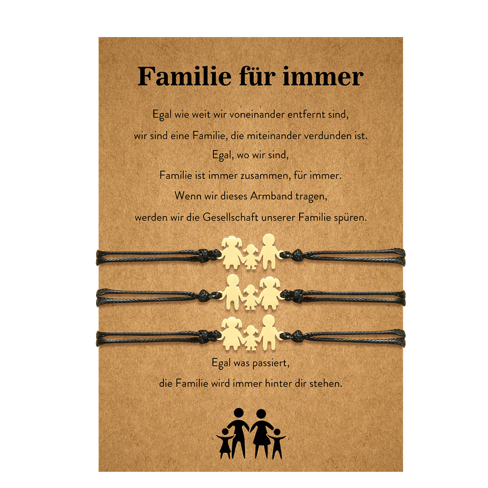 Family Four-piece Combination Stainless Steel Family Carrying Strap Suit