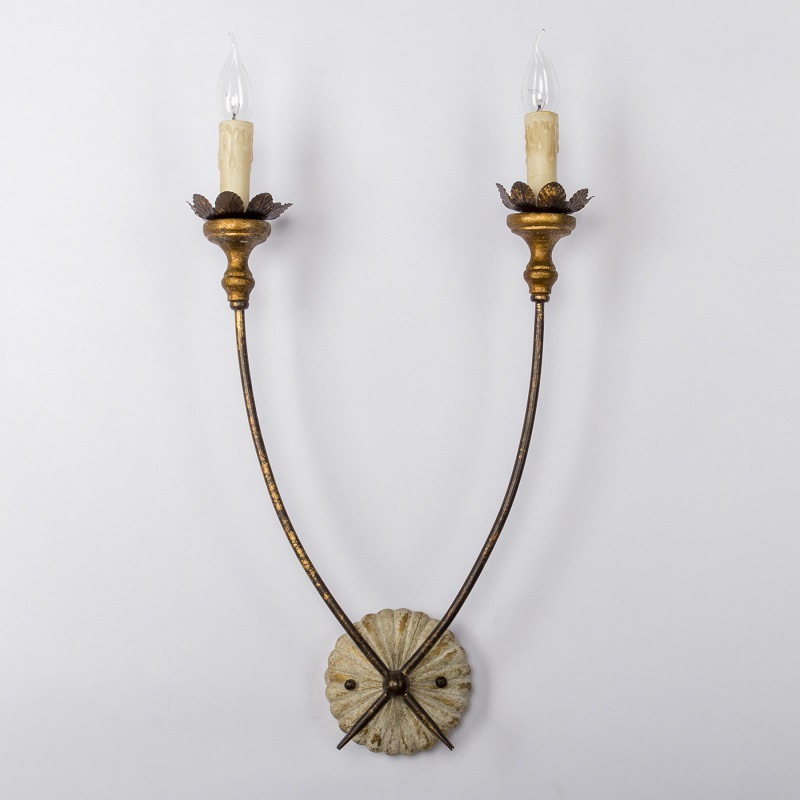 Soft Light Living Room Creative Double-headed Wall Lamp