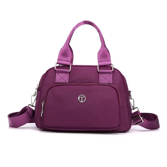Fashion Women's Handbag Oxford Cloth Large capacity Crossbody Bag Purple - Shop at LoveMi