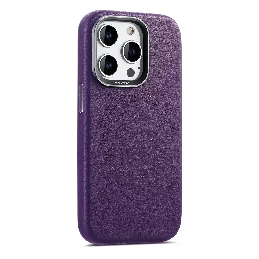 New Business Leather Magnetic Phone Case