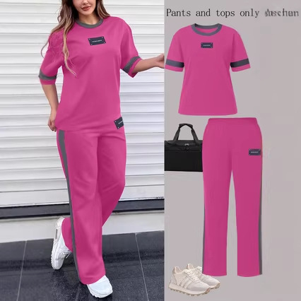 SpringSummer New Arrival Fashionable Trendy Multi-Color Casual Two-Piece Set... 4