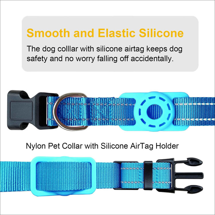 Cross-Border Reflective Adjustable Cat And Dog Anti-Lost Pet Collar
