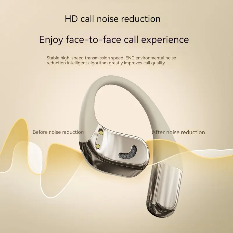 Open Wireless Bluetooth Headset Noise Reduction Low Latency
