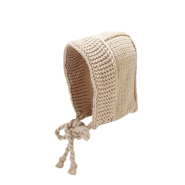 Small Face Woolen Cap Women's Big Head Circumference Knitted Hat Beige - Shop at LoveMi