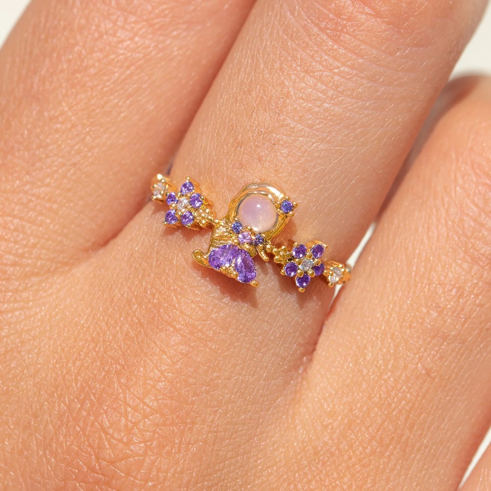 Open Adjustable Princess Ring For Women