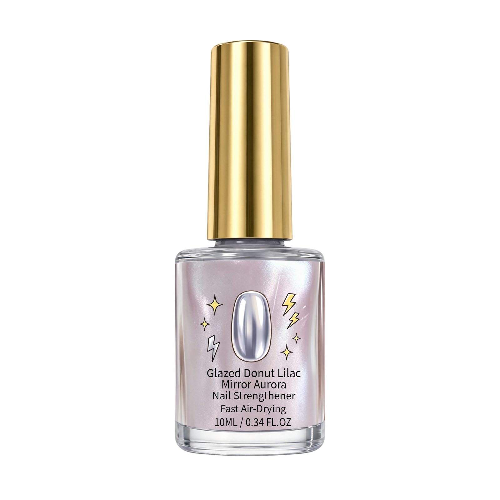 Multi-color Refractive Manicure Top Coat